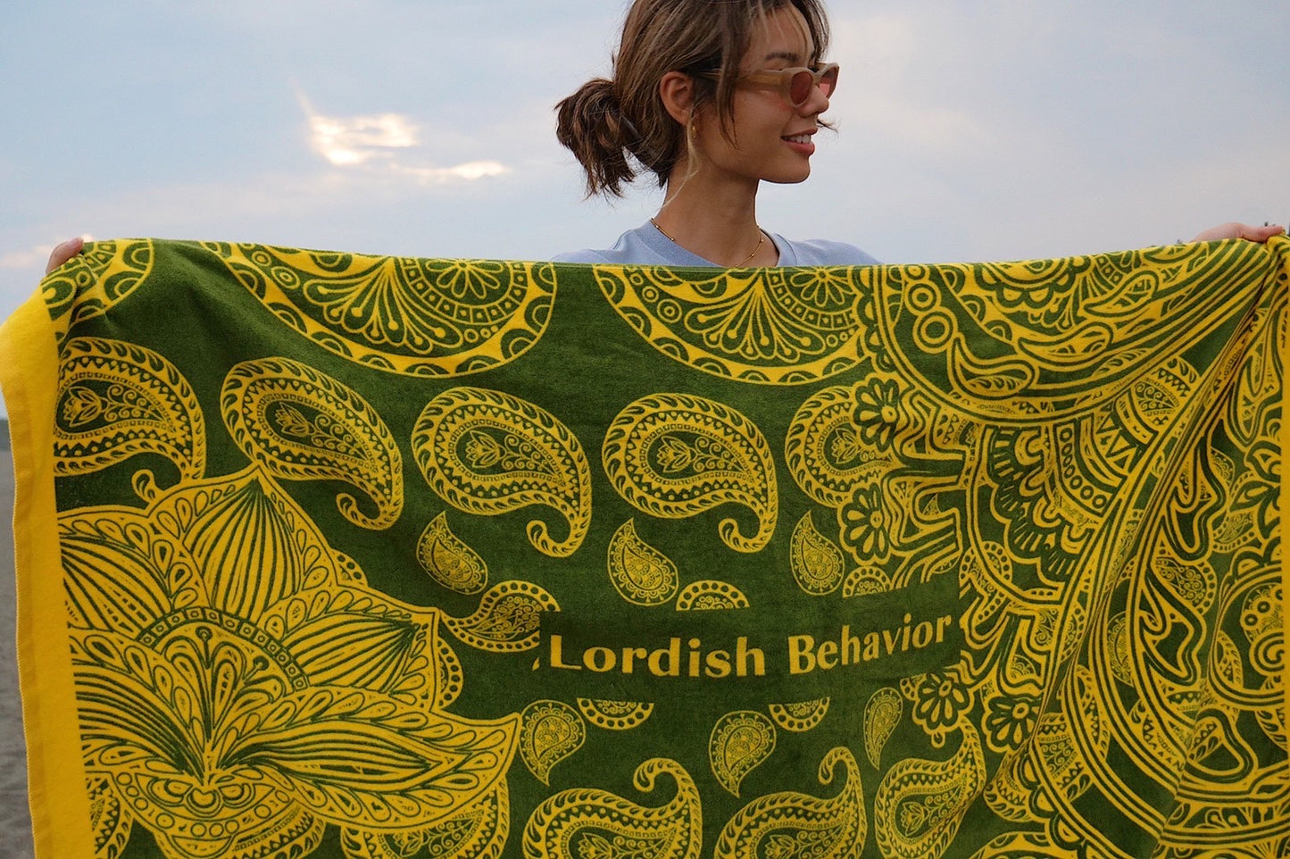 LB Beach Towel | Olive